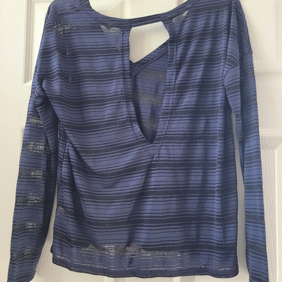 Athleta Long Sleeve Striped Top - Picture 3 of 3